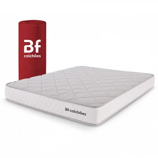 Colchão Casal Ortopédico de Espuma D33 a Vácuo 138x188cm BF Colchões