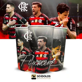 Copo Trio 25 - Arrascaeta, Jorginho, Pedro em Oferta na Shopee