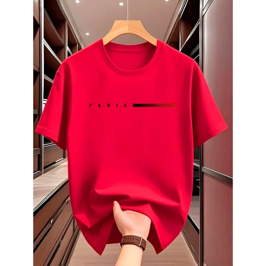 Camiseta Masculina Streetwear Paris Style 100% Algodão Premium Malha 30.1 - foto 4