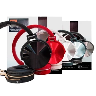 Fone De Ouvido Bluethooth Sem Fio Rádio Mp3 J-950 em Oferta na Shopee