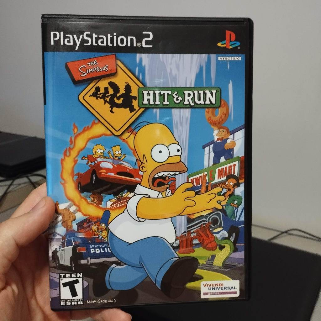 PS2 - The Simpsons Hit & Run | Shopee Brasil