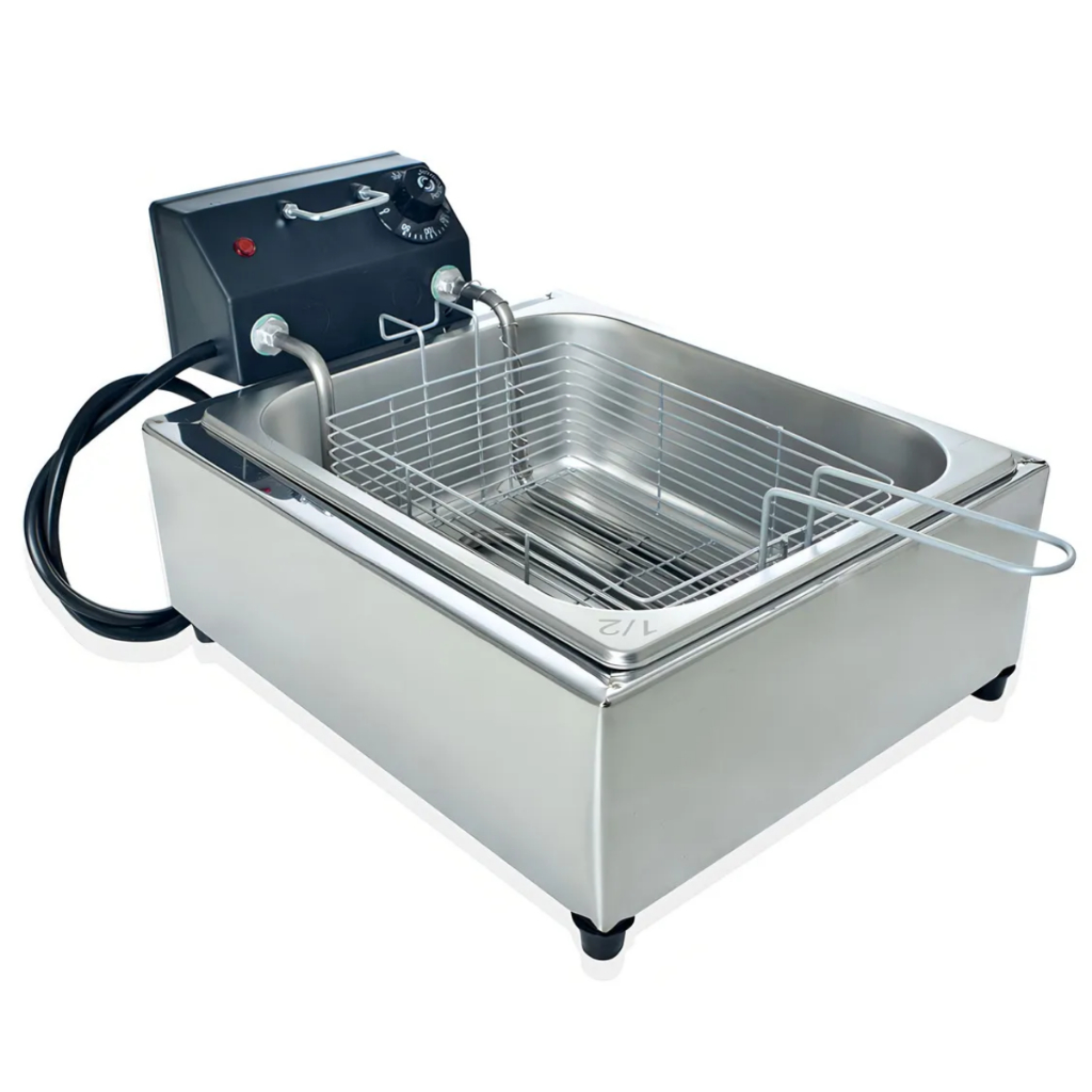 Fritadeira Eletrica industrial 5 Litros 1 Cuba 110v 220v