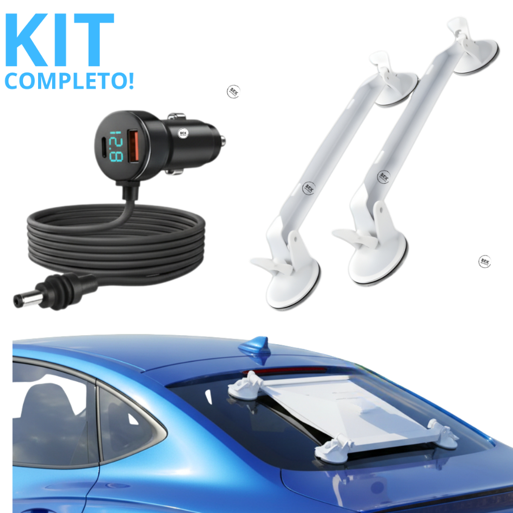Kit Starlink Mini para Carro – Carregador 3 em 1 Cabo 12V/24V ...