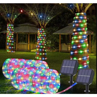 Luz Solar Da Corda Ao Ar Livre Tubo Luzes À Prova Dwaterproof Água Para Casa Jardim Casamento Festas De Natal Decoração