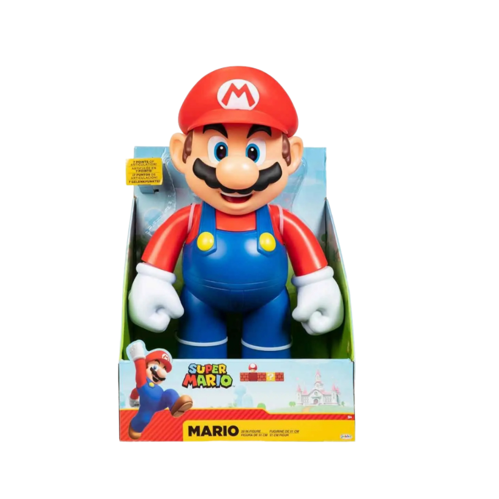 Super Mario, Boneco Mario Gigante De 51cm Articulado - Sunny em Oferta na Shopee