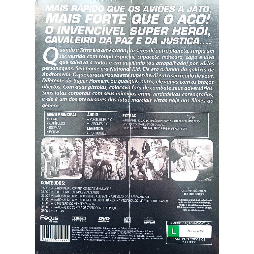 Box National Kid (Série Completa) - 7 DVDs - Lacrado de Fábrica