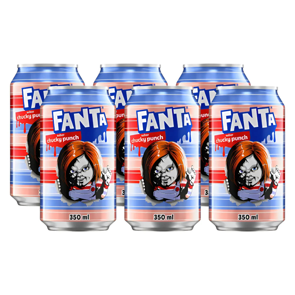 Kit 6 Fanta Mistério Chucky Punch 350ml – Refrigerante Edição Limitada ...