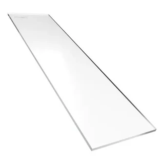 Chapa Placa de Acrílico Cristal 3mm 100cm x 40cm