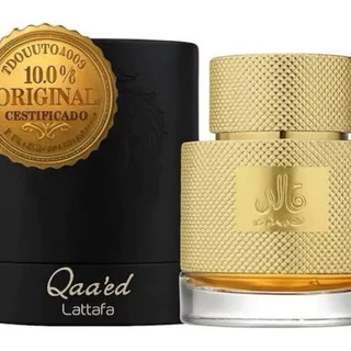 Perfume Arabe Qaa’ed Lattafa Perfumes Eau de Parfum 100Ml – Original -Envio imediato em Oferta na Shopee