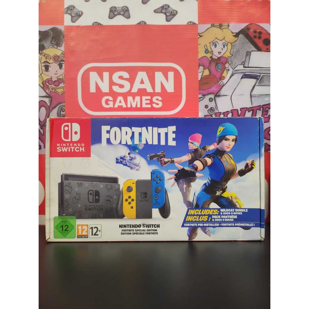 Nintendo Switch V2 FORTNITE (Sem Codigo) D.E.S.B.L.O.Q | Shopee Brasil