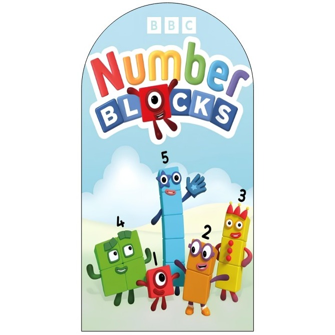 PAINEL PARA FESTAS, NUMBER BLOCKS, ROMANO 2X1 COM ELÁSTICO NAS BORDAS ...