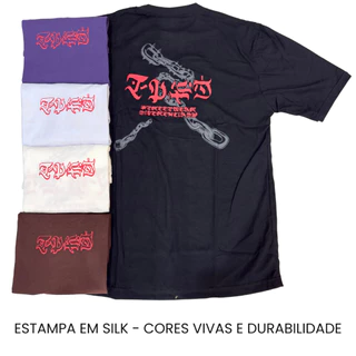 Camiseta masculina Streetwear unissex casual TS correntes
