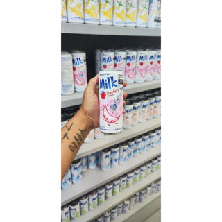 Milkis Coreano Morango 250ml | Bebida Gaseificada com Leite | Sem Cafeína | Importado da Coreia | Mimos Korea