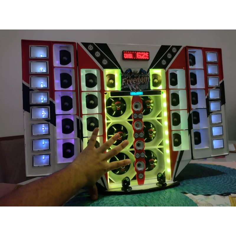 Mini Paredão de som automotivo