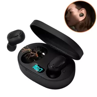 Fone De Ouvido Bluetooth 5.0 Com Tela Sem Fio Recarregável Portátil Led