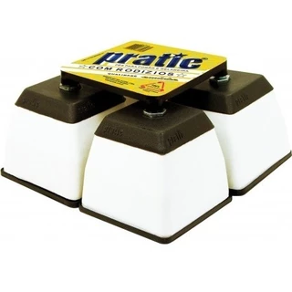 PÉS PARA FOGÃO E GELADEIRA BRANCO QUADRADO