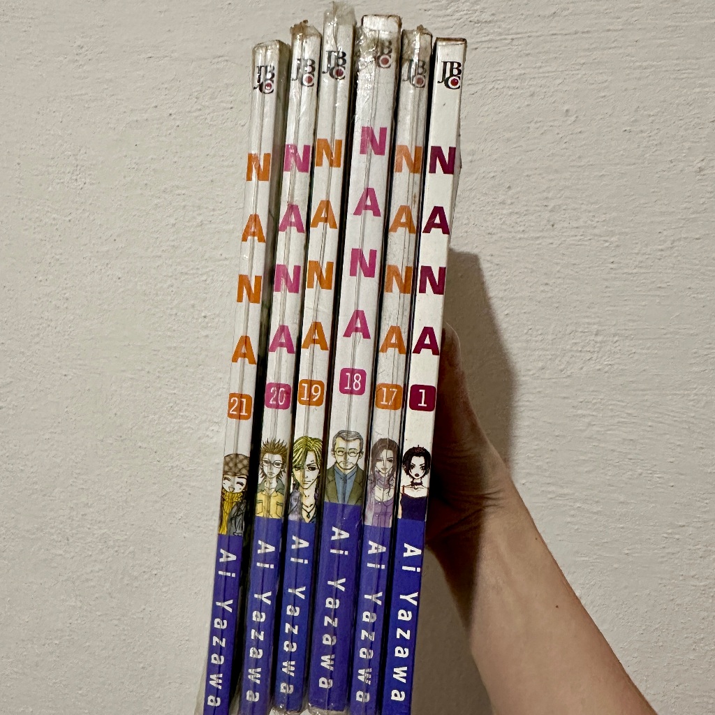 275 nana(●'ｗ'●) Nana Manga Japones Volume 1, 17, 18, 19, 20, 21 Semi Novos