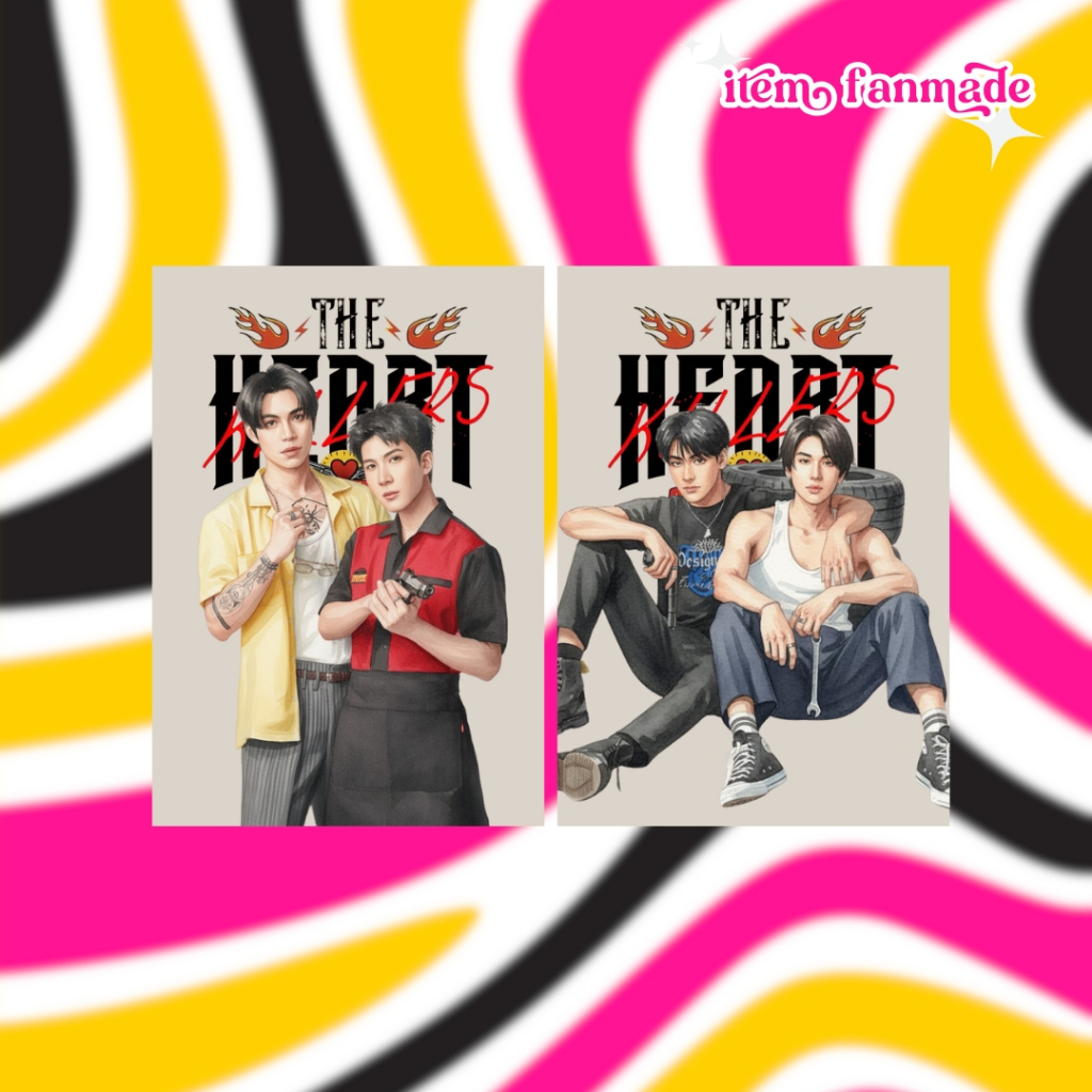 kit poster the heart killers firstkhao e joongdunk - fanmade thai boys ...