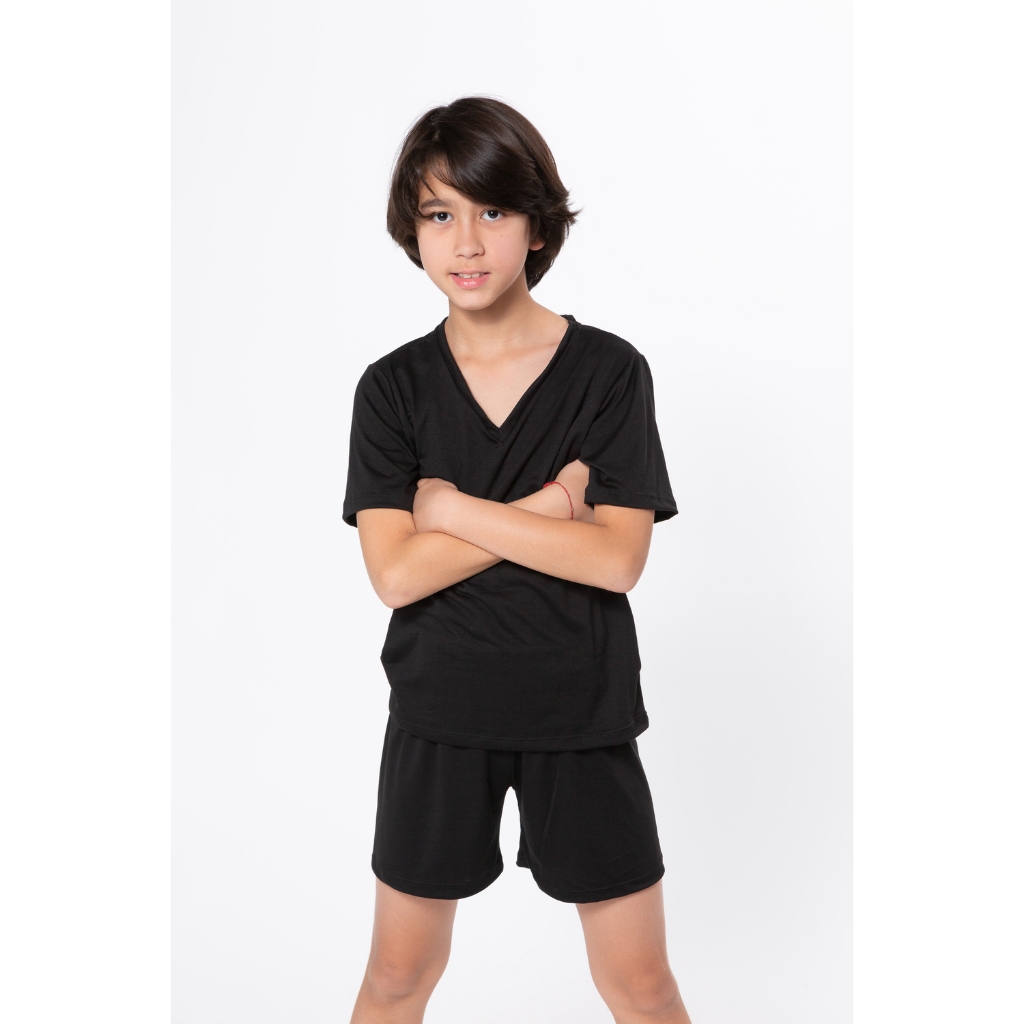 🌙 LIQUIDAÇÃO Pijama Masculino Infantil e Juvenil | Conjunto Shorts e Camiseta Confortável 💤 em Oferta na Shopee
