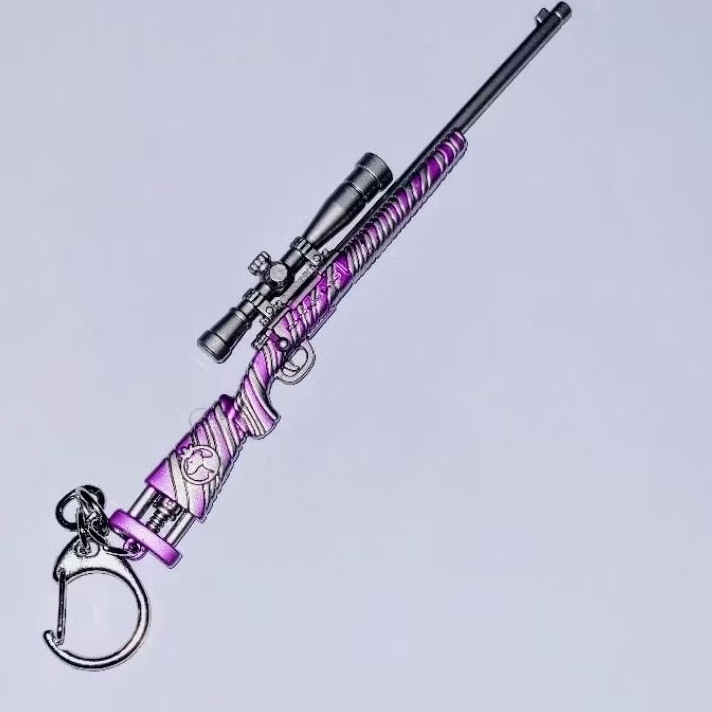 Chaveiros em Inox – Sniper, M16, Kunai Naruto e Espadas RPG | Geek | Colecionável