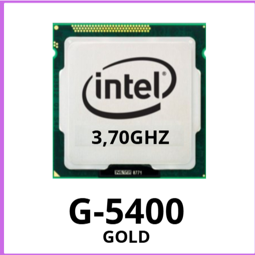 Processador gamer Intel Pentium Gold G5400 de 2 núcleos e 3.7GHz