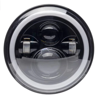 Farol Cbx 250 - Fazer 250- Ybr L08 Led 12v Angel Eyes Keisi