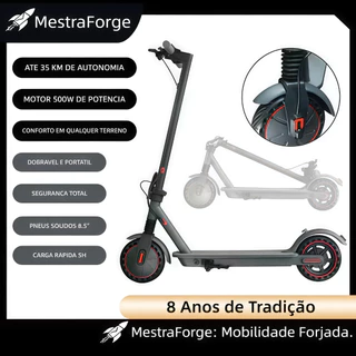 mestraforge Patinete Elétrico Dobrável | Hoverboard de Autoequilíbrio com Alça | Presente Perfeito para Todos