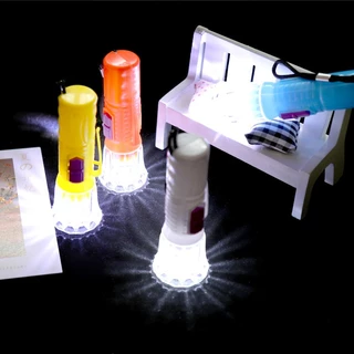 Kit C/24 Mini Lanterna Iluminação Noturna Led Portátil Iluminação Ferramenta Promoção
