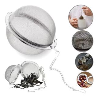 Infusor de Chá Inox Individual – Peneira Filtro Coador Reutilizável para Ervas, Flores e Folhas – Aço Inoxidável