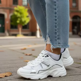 Tênis Dakota Athletic Feminino Plataforma Sneaker Casual Sola Alta Leve Macio Confortável Original