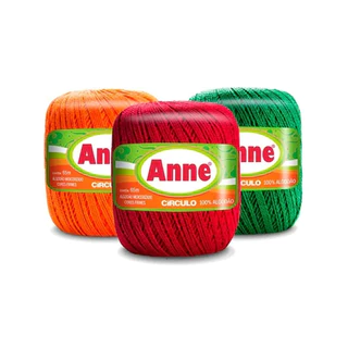Linha Anne Crochê  65 Metros (NOVELO PEQUENO)  - Marca Circulo em Oferta na Shopee