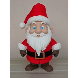 Papai Noel 3D 26cm – Figura Natalina Realista para Enfeitar seu Espaço