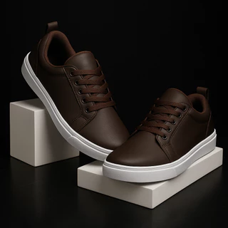 Kit 2 Tênis Casual Masculino Minimalista Solado Antiderrapante Moderno Confortável - Promoção Envio