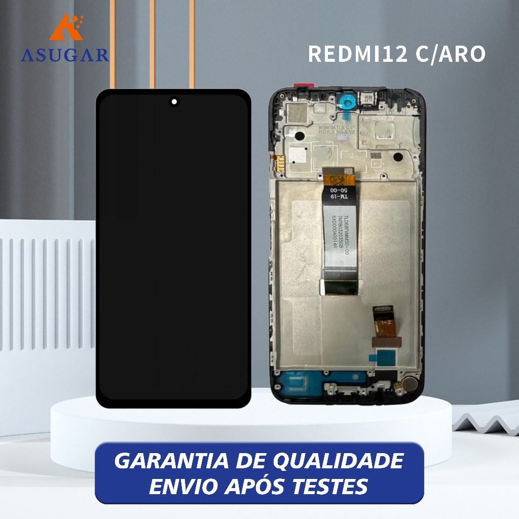 Frontal Tela Display Touch Lcd Universal para Xiaomi REDMI 12