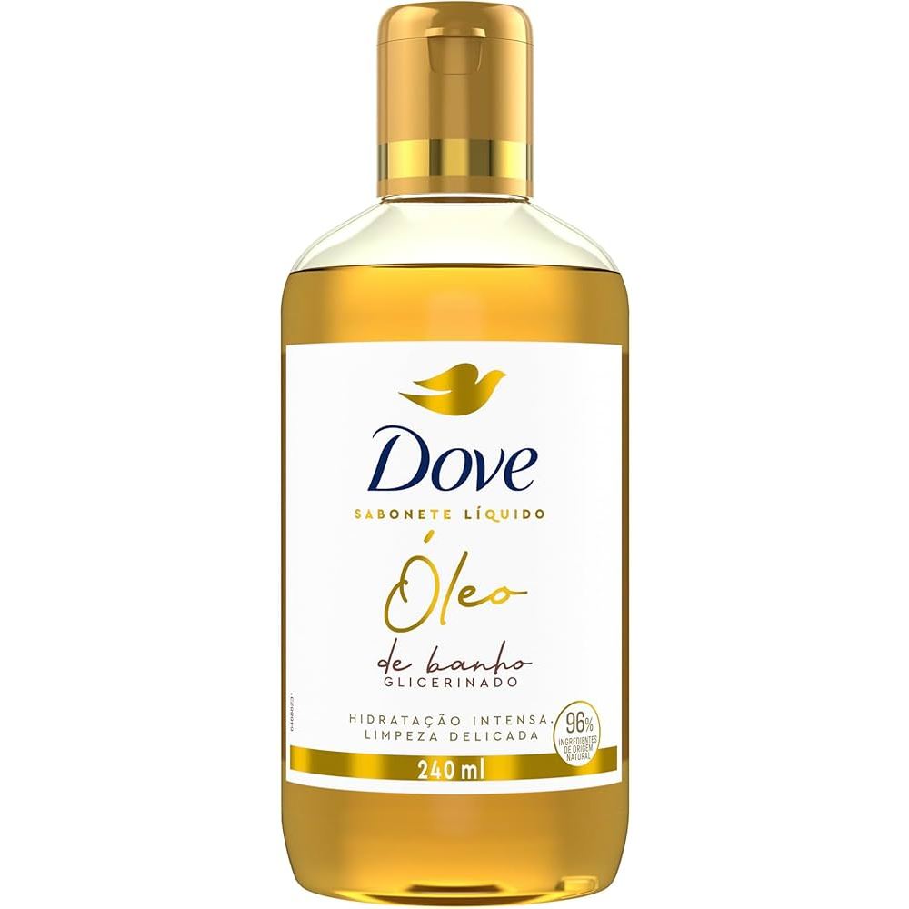 Dove Óleo de Banho Hidratação Intensa e Limpeza Delicada, Glicerinado ...