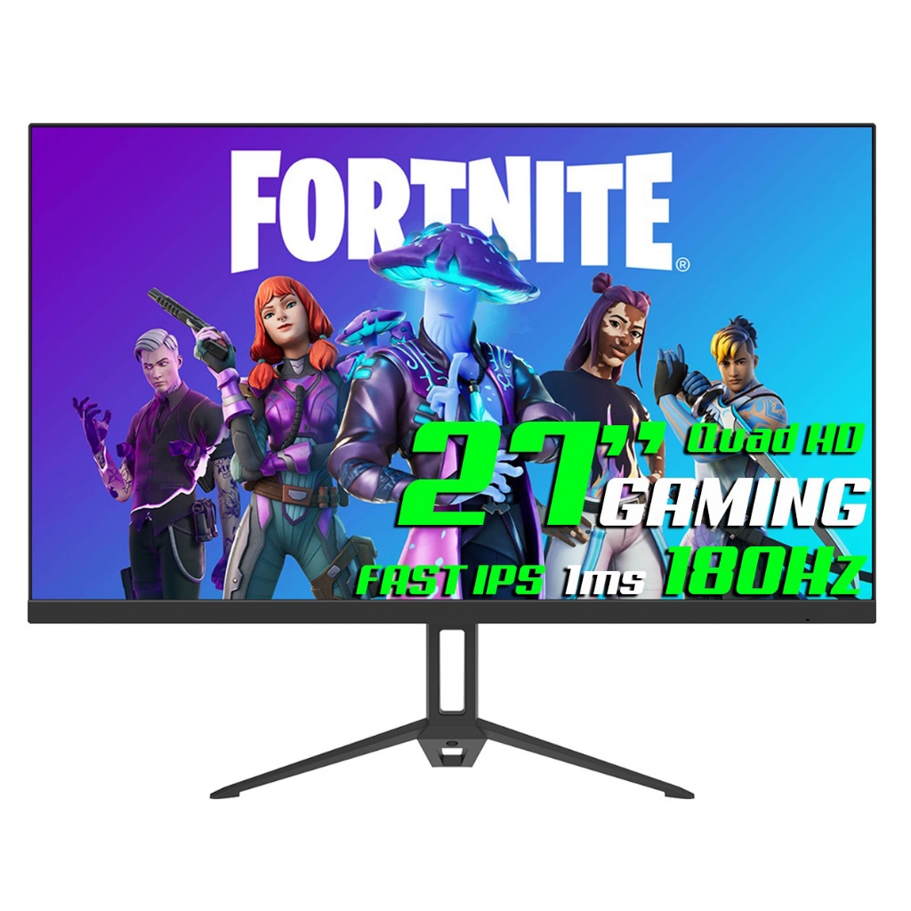 Monitor Gamer SuperFrame Precision 27" QHD, Fast IPS, 180Hz, 1ms, 128% sRGB, FreeSync, HDMI/DP, Preto
