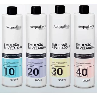 Emulsão Reveladora Acquaflora 900ml (Água Oxigenada) em Oferta na Shopee