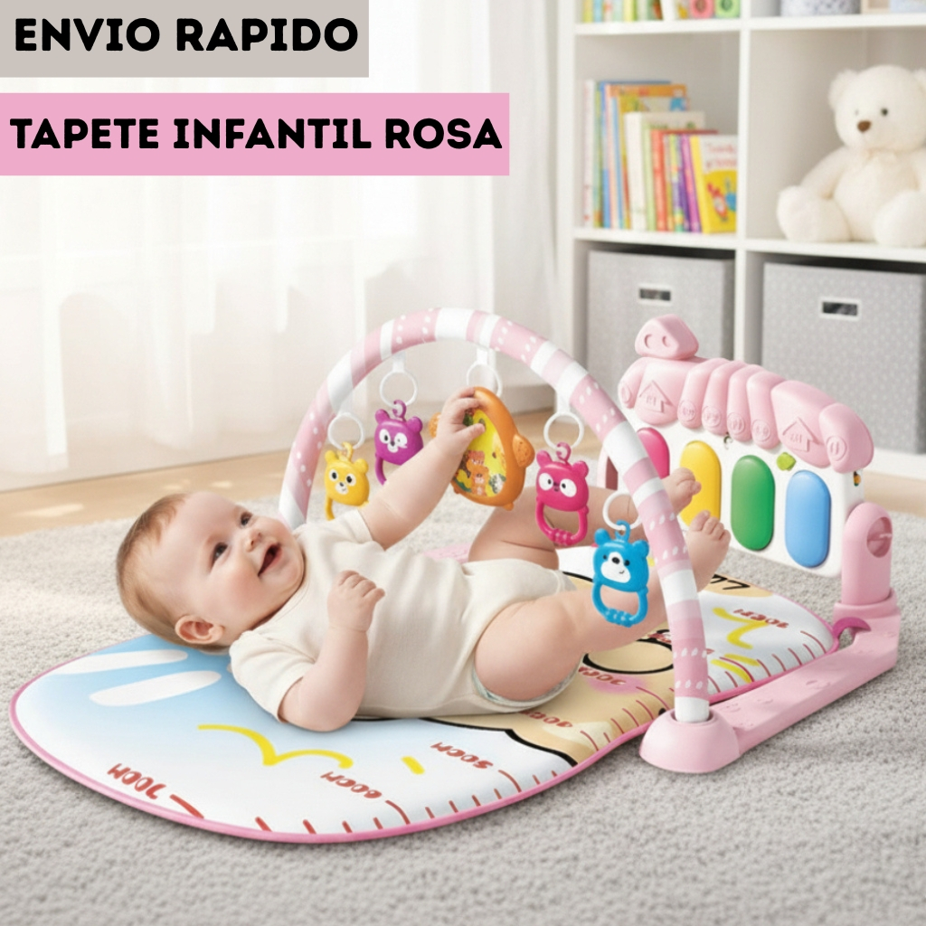 Tapete Divertido Atividades Musical Bebê Piano Sensorial Interativo ...