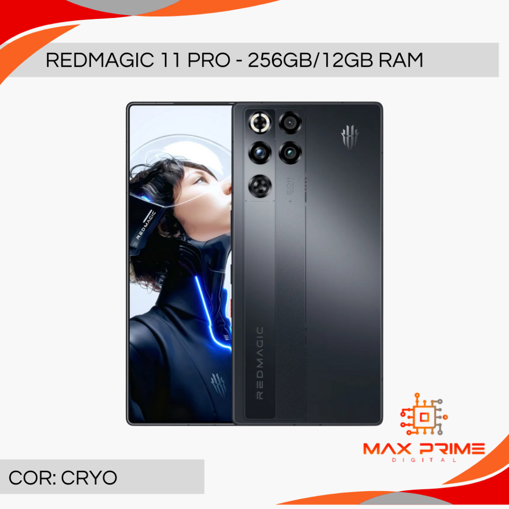 Redmagic 11 Pro 256GB até 1TB Memória, 12GB até 24GB RAM