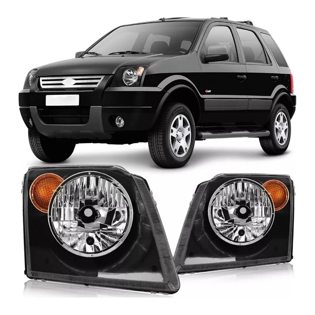 Farol Ecosport 2003 2004 2005 2006 2007 Pisca Ambar | Shopee Brasil