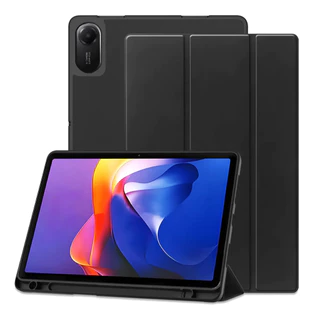 Capa Protetora Para Redmi Pad 2 11" (2025) Silicone TPU Macio de Função Sleep Com Suporte Caneta