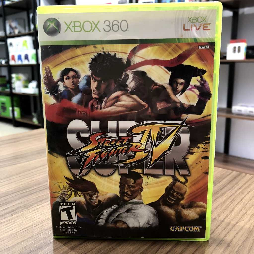 Super Street Fighter 4 Xbox 360 Mídia Física Original Usado | Shopee Brasil