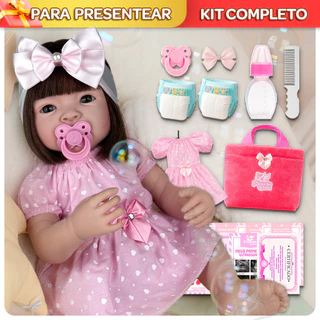 Bebê Reborn Boneca Realista Barata + Itens Com Bolsa em Oferta na Shopee