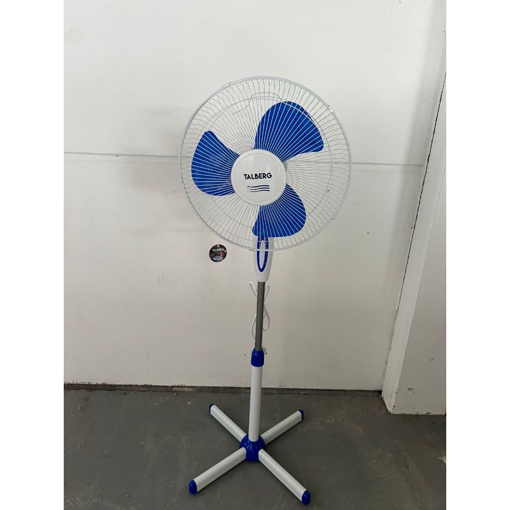 Ventilador De Coluna 40cm 50W 3 Pás De Plástico Forte Pedestal