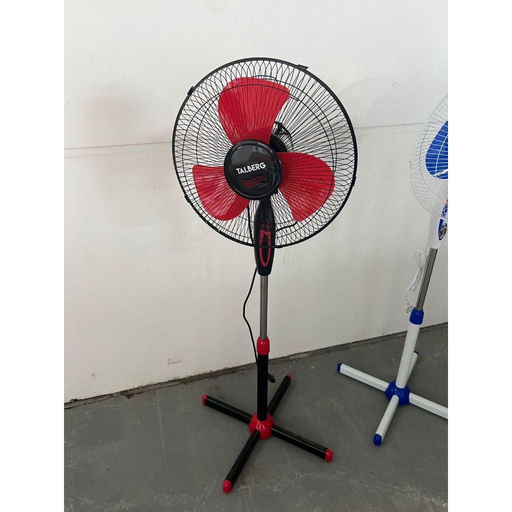 Ventilador De Coluna 40cm 50W 3 Pás De Plástico Forte Pedestal
