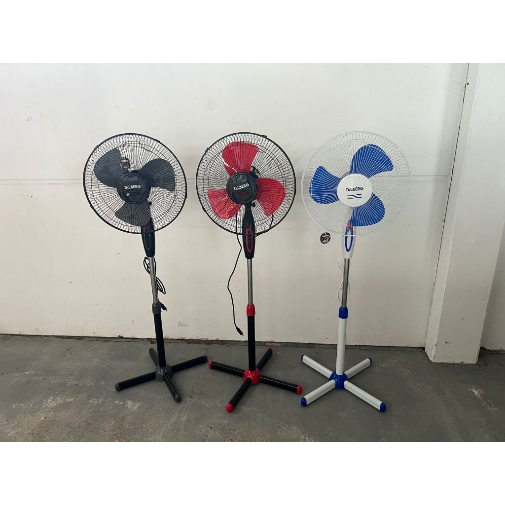 Ventilador De Coluna 40cm 50W 3 Pás De Plástico Forte Pedestal