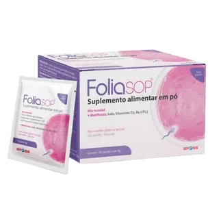 Folia SOP - 30 Sachês - Mio-Inositol e Ácido Fólico para Mulheres - Gross em Oferta na Shopee