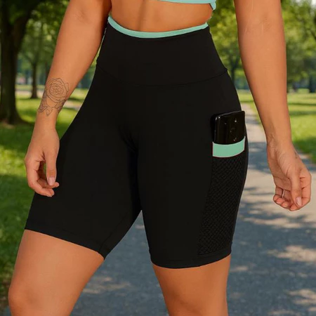 BERMUDA FEMININA ACADEMIA FITNESS