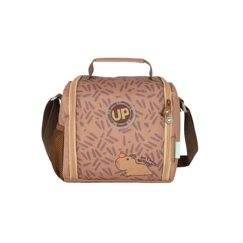 Lancheira Térmica Capivara Up4you - Marrom Luxcel La49653up