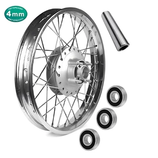 Roda Traseira Fan 125 2009 Á 2022 Raio 4mm Cromado Montada Alinhada Com 3 Rolamentos e Espaçador em Oferta na Shopee